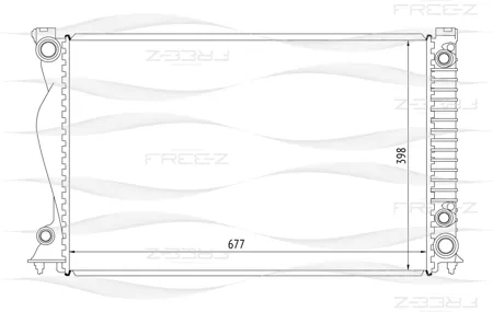 FREE-Z KK0102 радиатор Audi A6 04>