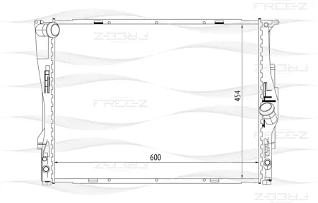 FREE-Z KK0123 радиатор BMW 3 E90 E91 E92 E93 04>