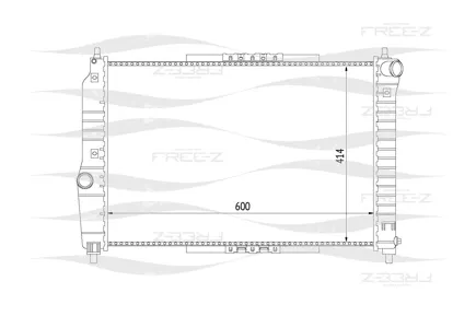 FREE-Z KK0134 радиатор Chevrolet Aveo Aveo 05>