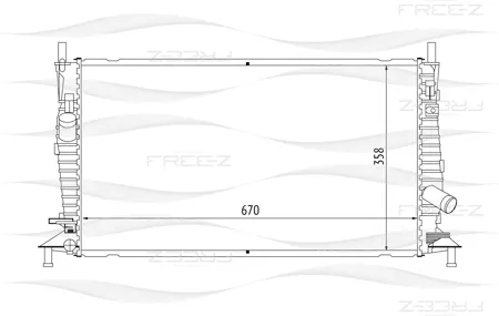 FREE-Z KK0146 радиатор Ford Focus C-max 03>