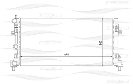 FREE-Z KK0187 радиатор Audi A1 10>