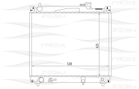 FREE-Z KK0190 радиатор Suzuki Vitara 97>