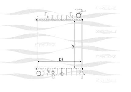 FREE-Z KK0225 Радиатор