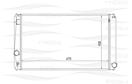 FREE-Z KK0246 Радиатор охлаждения