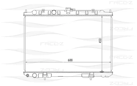 FREE-Z KK0259 Радиатор охлаждения