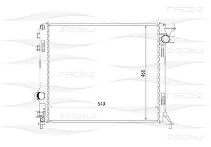 FREE-Z KK0260 Радиатор охлаждения