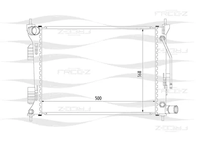 FREE-Z KK0271 Радиатор охлаждения
