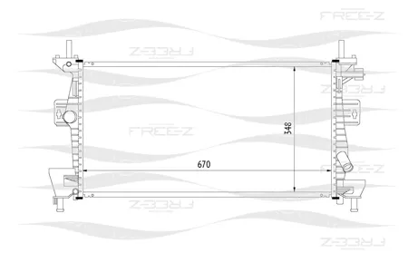 FREE-Z KK0280 Радиатор