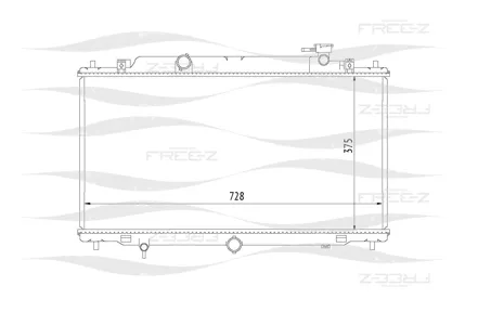 FREE-Z KK0282 Радиатор охлаждения