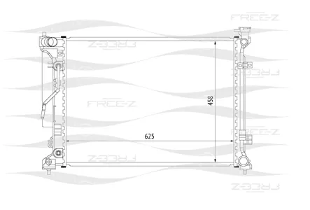 FREE-Z KK0285 Радиатор охлаждения
