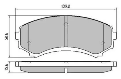 FREMAX FBP0854 Колодки торм.передние