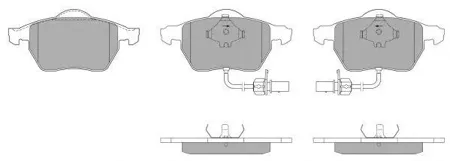 FREMAX FBP087601 Колодки торм.