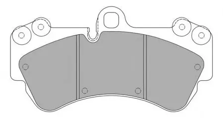 FREMAX FBP1356 Колодки торм.