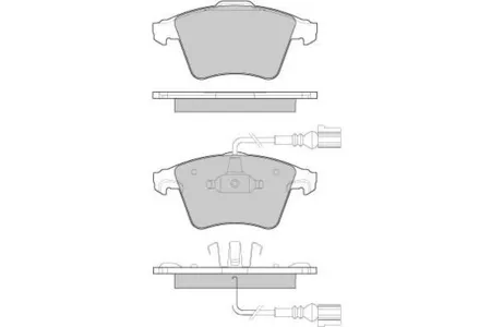 FREMAX FBP1633 Колодки торм.передние