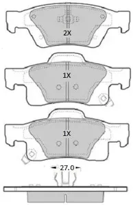 FREMAX FBP1941 Колодки торм.