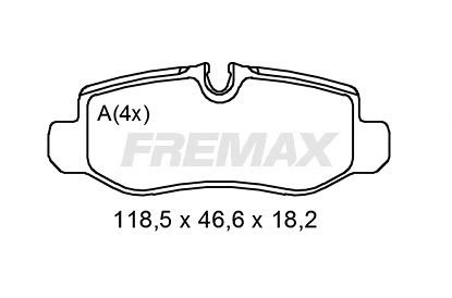 FREMAX FBP2010 Колодки торм.