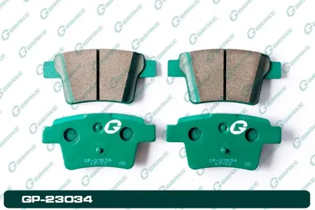 G-BRAKE GP23034 Колодки торм. Ford Mondeo III 09.04- Jaguar X-TYPE задние