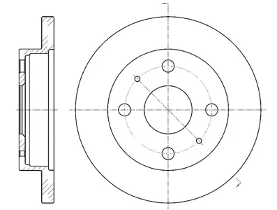 G-BRAKE GR01739 Диск тормозной
