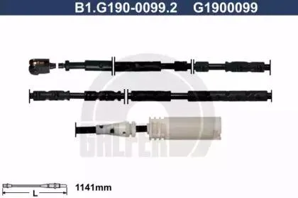 GALFER B1G19000992 Датчик износа тормозных колодок