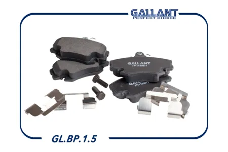 GALLANT GLBP15 Колодки торм.передние Lada Largus 1.6 2012-