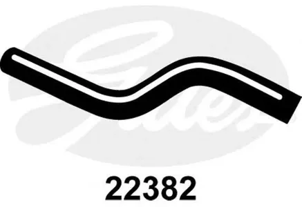 GATES 22382 патрубок радиатора Toyota Funcruiser 94-99