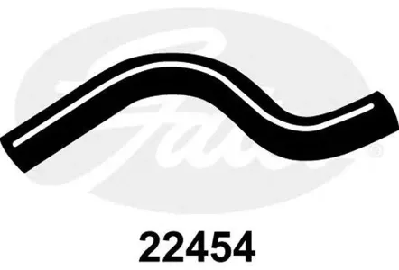 GATES 22454 Патрубок радиатора верхний