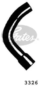 GATES 3326 Шланг (патрубок) радиатора системы охлаждения двигателя