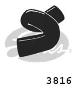 GATES 3816 Шланг (патрубок) радиатора системы охлаждения двигателя