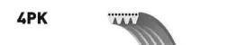GATES 4PK1003 Ремень поликлиновой Fiat Punto 90 1.6 93-99