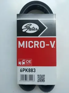 GATES 6PK883 Ремень поликлиновой для ВАЗ-1118 С НАТЯЖИТЕЛЕМ