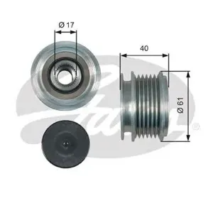 GATES OAP7013 Шкив генератора