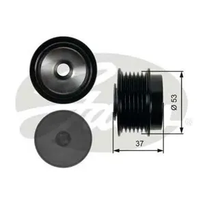 GATES OAP7015 Шкив генератора Toyota Avensis Corolla Rav 4Yaris 1.6-2.0 07>