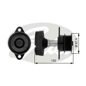GATES OAP7045 Шкив генератора