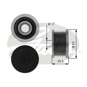 GATES OAP7110 Шкив генератора