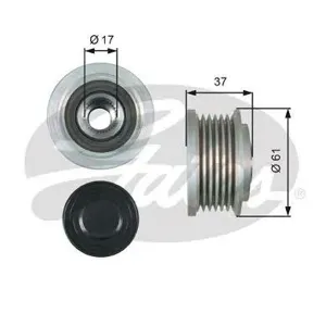 GATES OAP7164 Шкив генератора