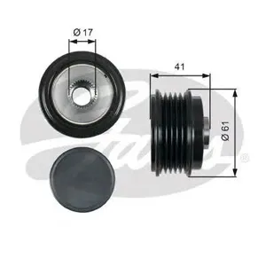 GATES OAP7173 Шкив генератора