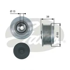 GATES OAP7185 Шкив генератора 7789-10185