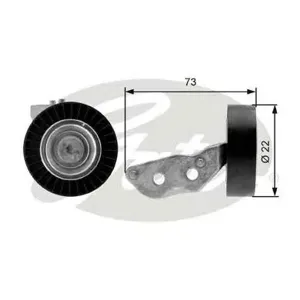 GATES T36105 7803-21205 Направляющий ролик привода вспомогательных агрегатов