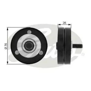 GATES T36182 Ролик обводной