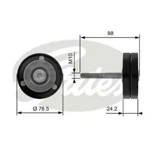 GATES T36232 Ролик обводной