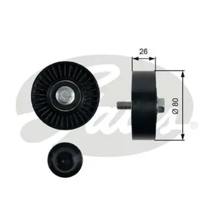 GATES T36367 Ролик ремня приводного Volvo S80V70XC60XC70XC90 06- 3.0-3.2