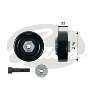 GATES T36408 Ролик натяжной ремня генератора