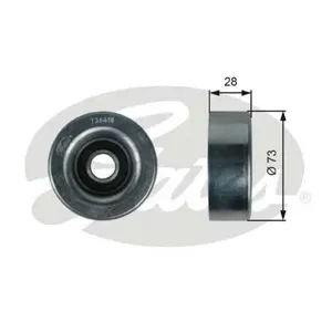 GATES T36418 Ролик ремня обводной