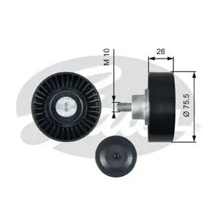 GATES T36455 Ролик натяжной ремня ГРМ Audi A4,A6,A8,Q7 2.43.2FSi3.0TFSi 04-10