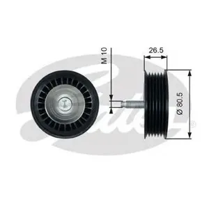 GATES T36490 Ролик промежуточный поликлинового ремня