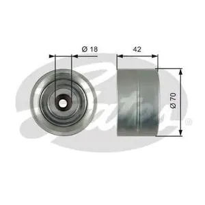 GATES T36507 Ролик обводной