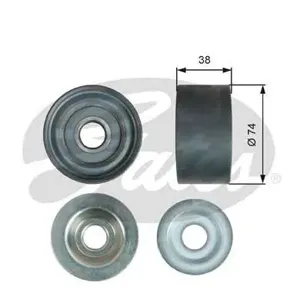 GATES T36535 ролик натяжителя ремня MB Actros Axor OM457LA 457.936-968