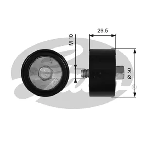 GATES T36537 Ролик ремня приводного Kia Picanto 1.01.1 11-