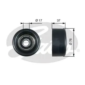 GATES T38028 Ролик натяжной Honda Accord Civic CR-VFR-V 2.0-2.4i 03>