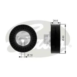GATES T38069 Ролик направляющий привода вспомогательных агрегатов